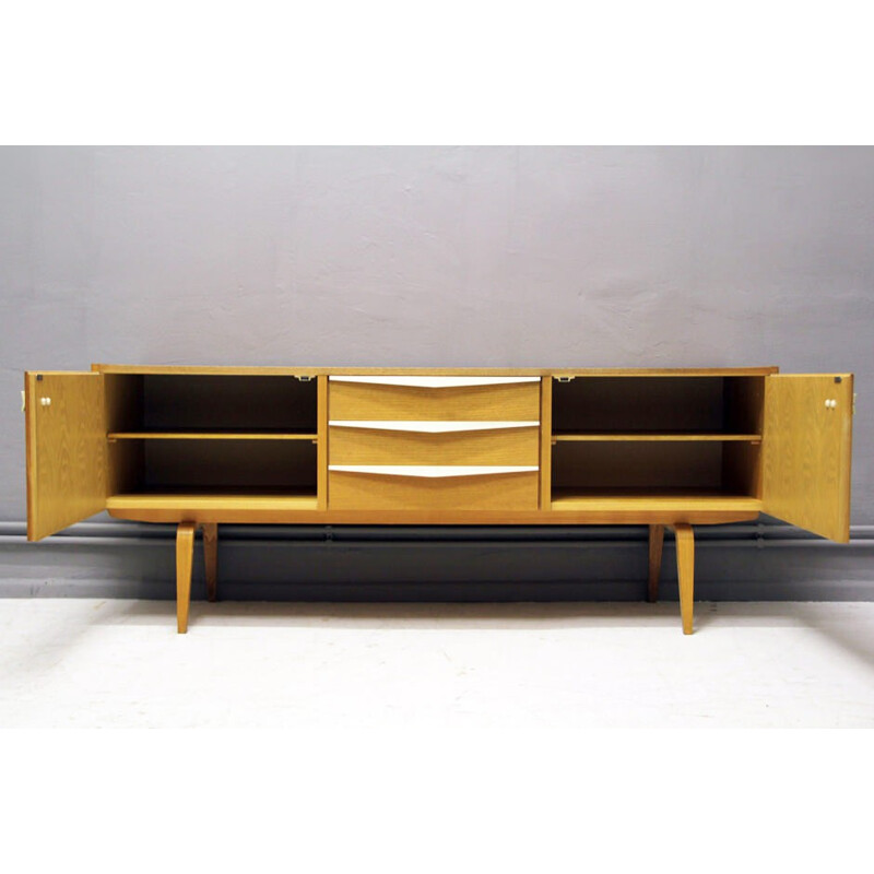 Wooden VEB D.H.W. sideboard, Franz EHRLICH - 1964