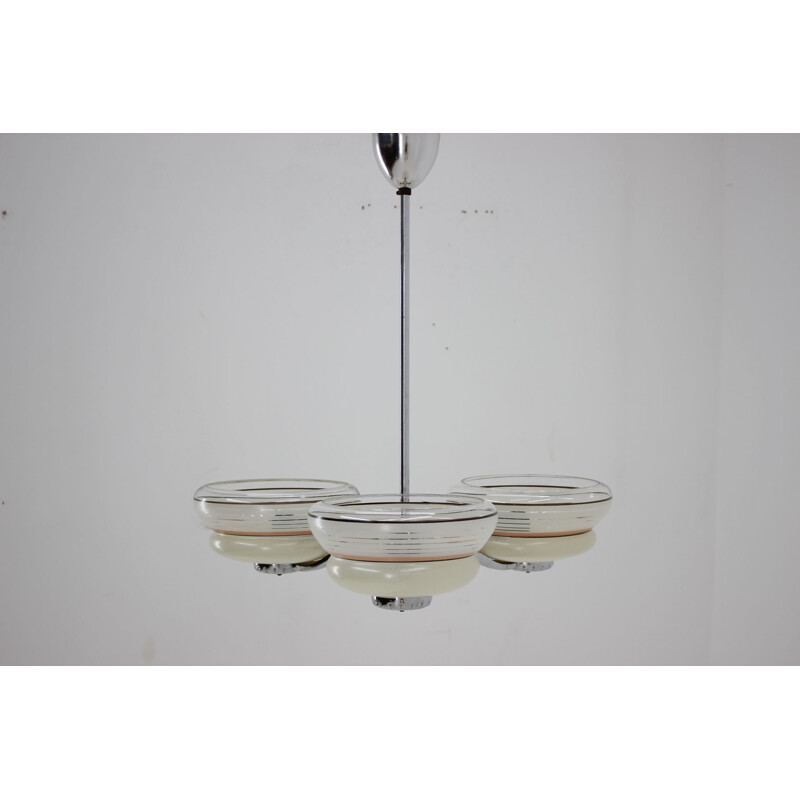 Vintage chandelier Zukov 1950s