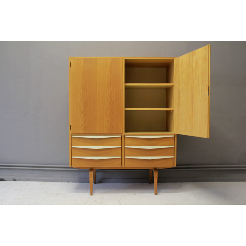 Wooden VEB D.W.H. cupboard, Franz EHRLICH - 1964