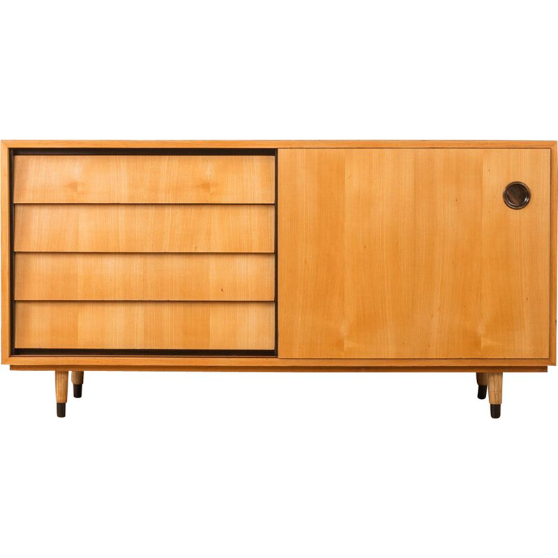 Vintage sideboard for Oldenburger Möbelwerkstätten in ash and formica 1950s