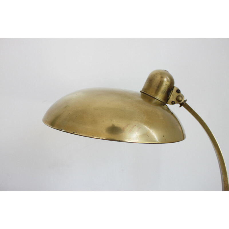 President table lamp in gilded brass by Christian Dell