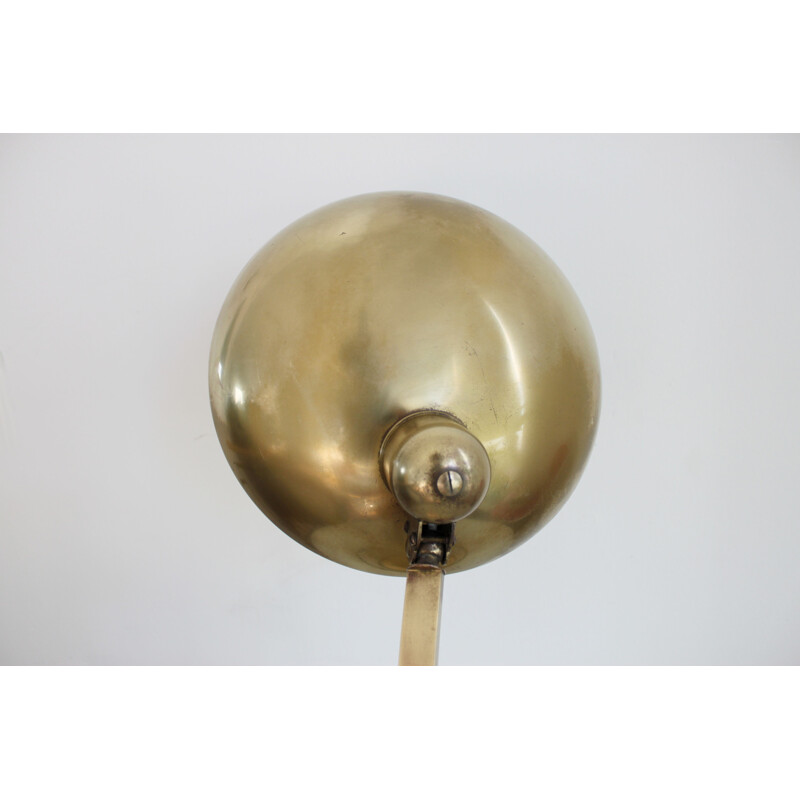President table lamp in gilded brass by Christian Dell