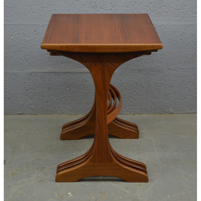 Vintage nesting tables in teak by G-Plan