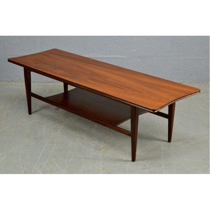 Vintage coffee table in afromosia by Richard Hornby