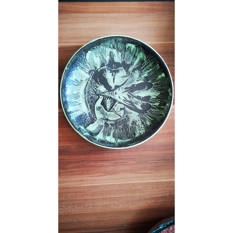 Vintage ceramic decorative plate
