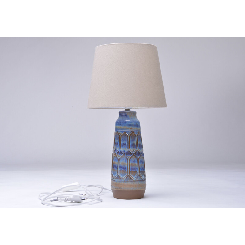 Harlequin table lamp in ceramic by Einar Johansen