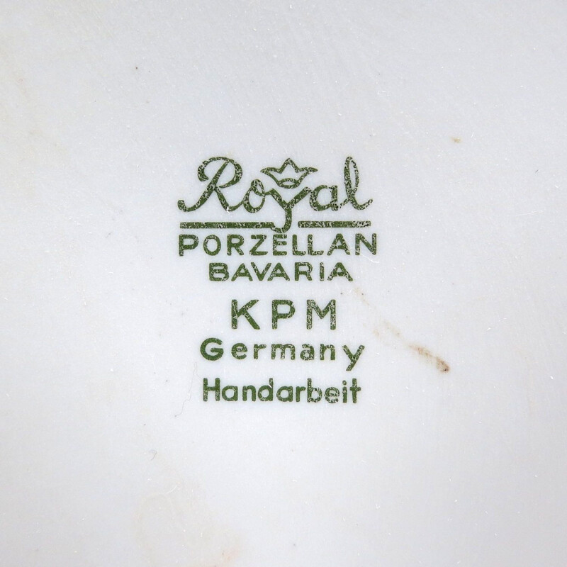 Paar Vintage-Porzellanvasen in weiß für Royal Bavaria