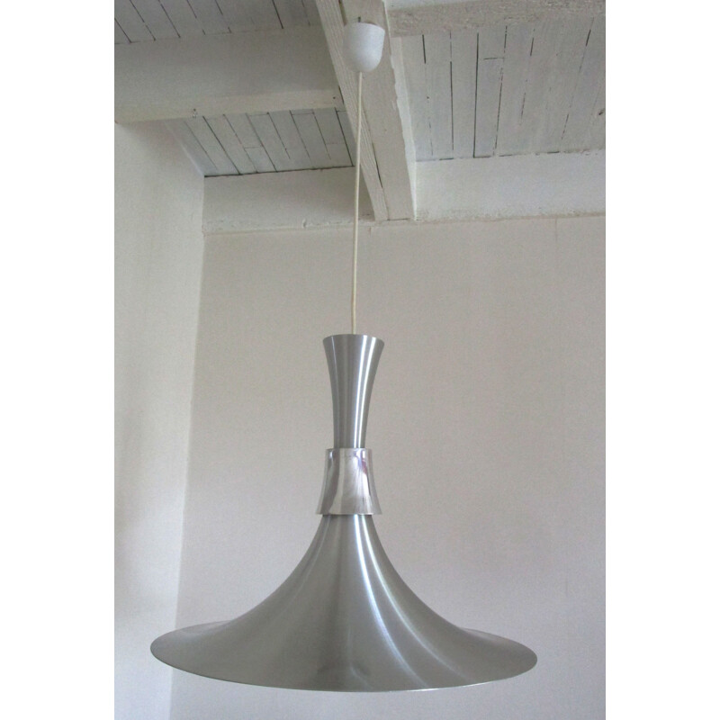 Vintage aluminium pendant lamp for Lyskaer