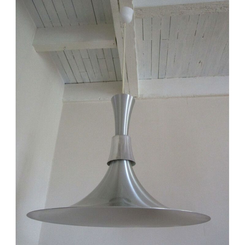 Vintage aluminium pendant lamp for Lyskaer