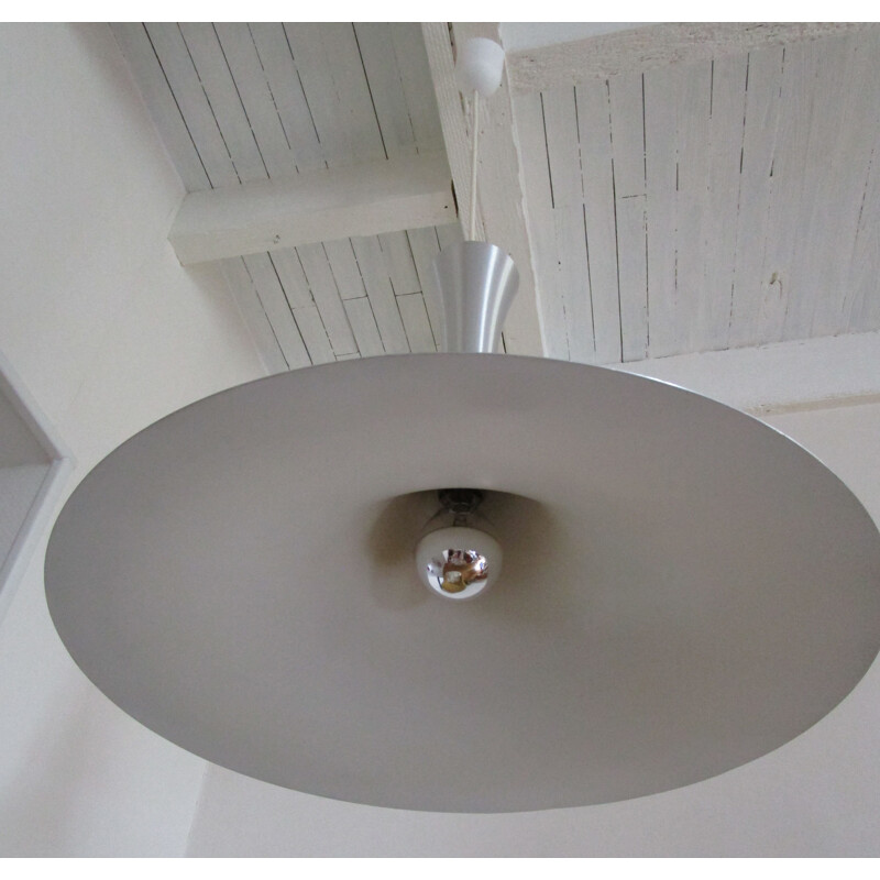 Vintage aluminium pendant lamp for Lyskaer