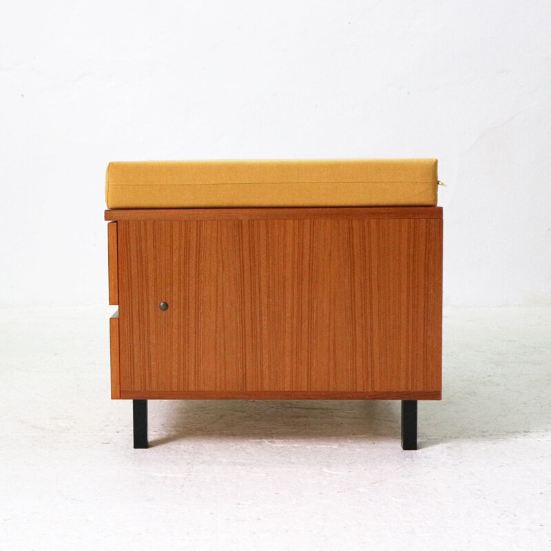 Vintage small modern Padded chest of drawers