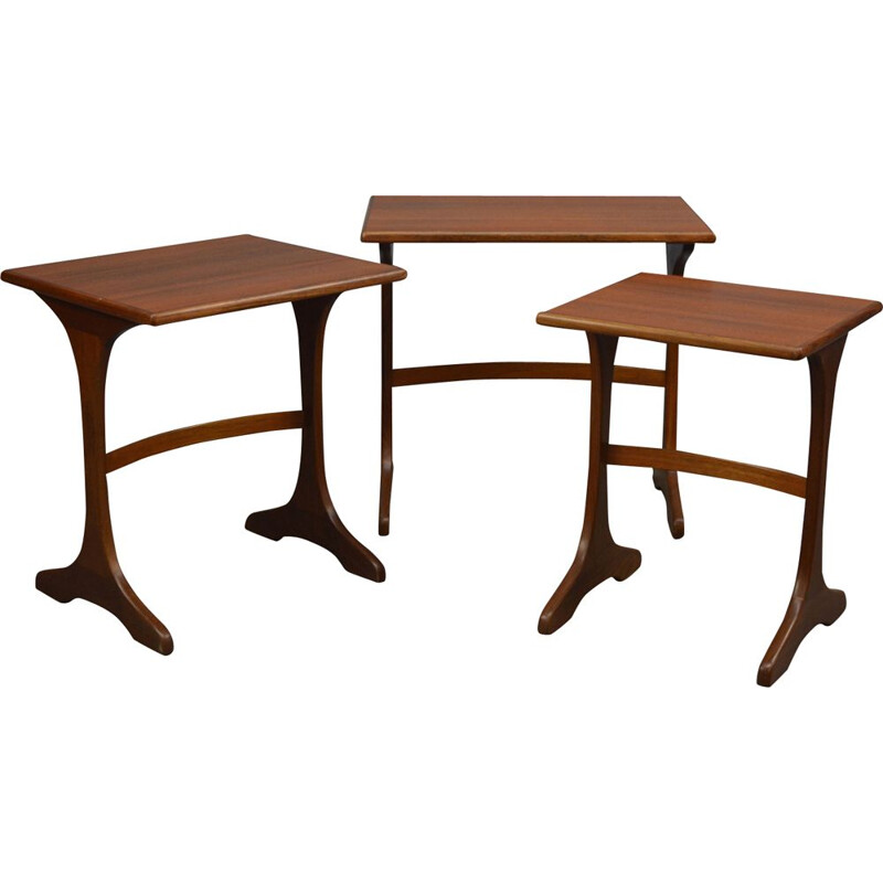 Vintage nesting tables in teak by G-Plan