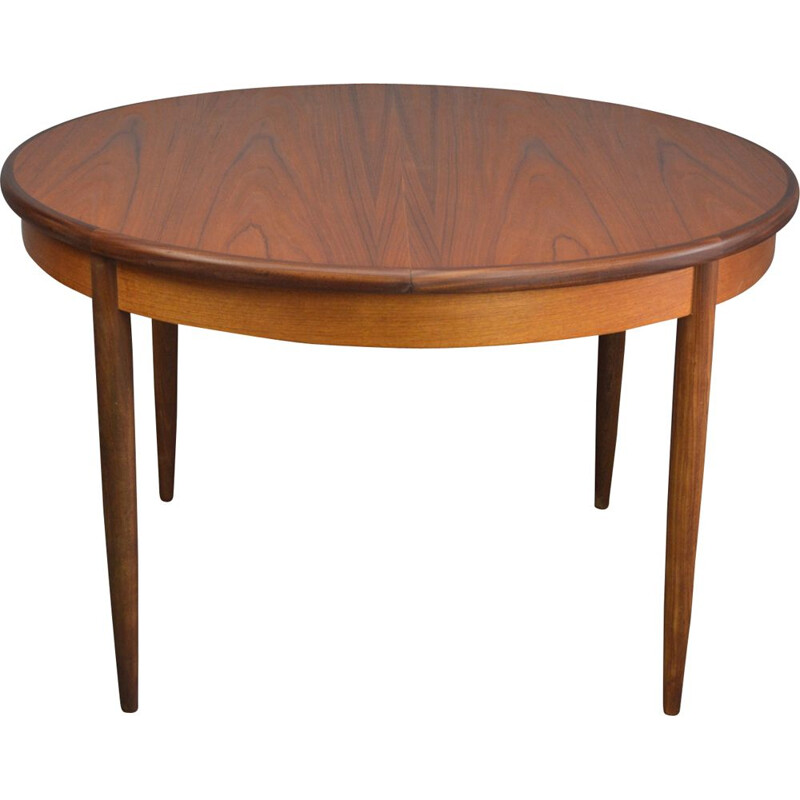 Vintage round dining table in teak by G-Plan