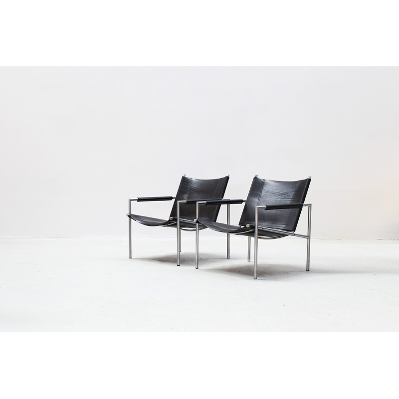 2 fauteuils vintage par Martin Visser pour Spectrum 1960