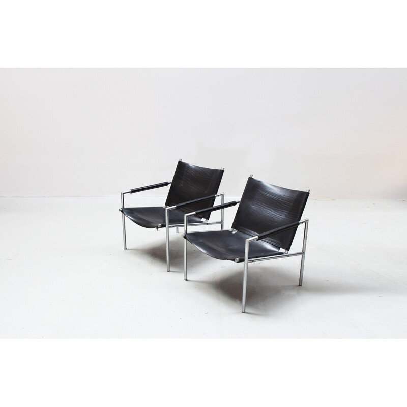 2 fauteuils vintage par Martin Visser pour Spectrum 1960