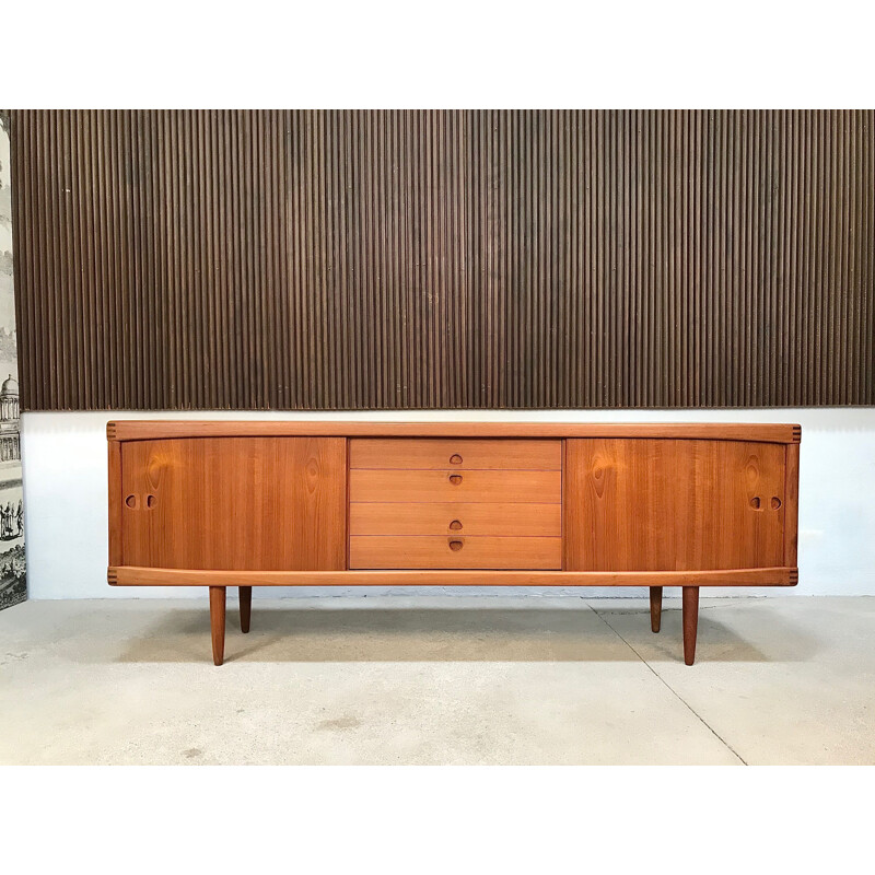 Vintage Teak Sideboard by H.W. Klein for Bramin 1960s