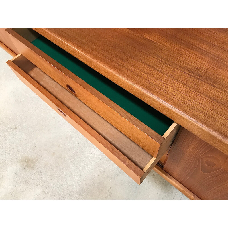 Vintage Teak Sideboard by H.W. Klein for Bramin 1960s