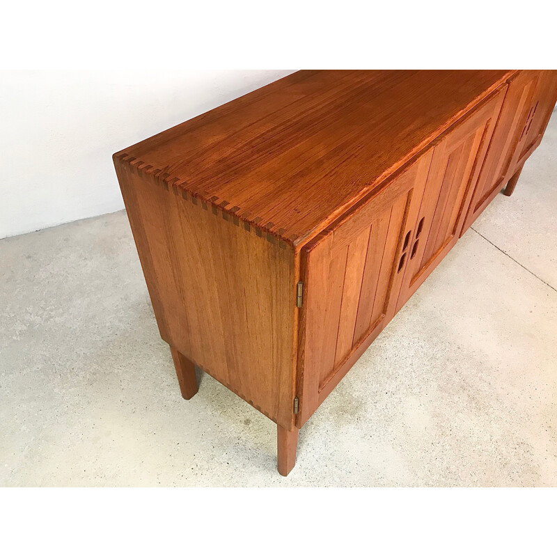 Vintage teak enfilade, Dinamarca 1960