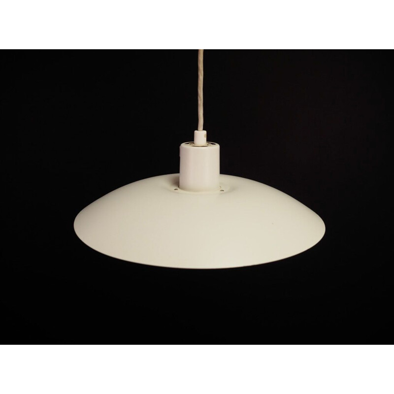 Vintage PH 43 hanging lamp for Louis Poulsen in white metal 1970s