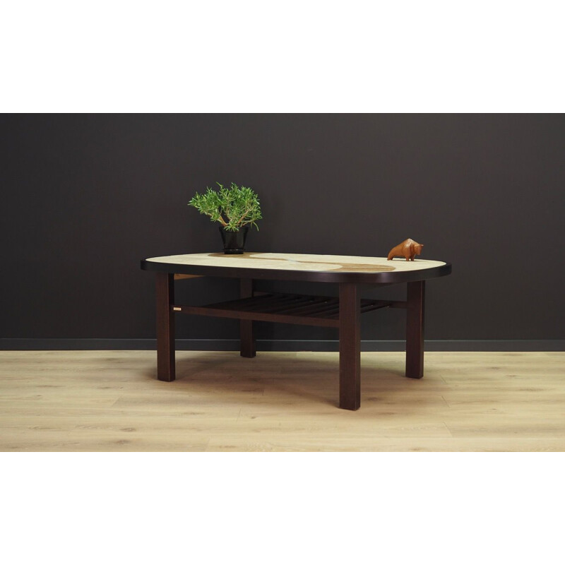 Vintage beech coffee table 1970 