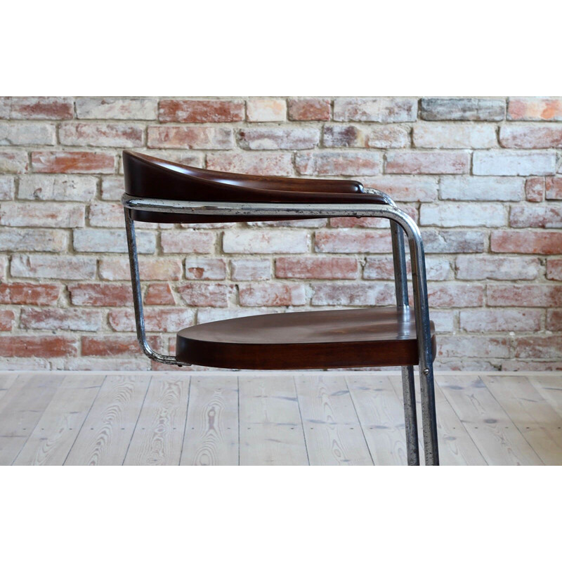 Vintage cantilever cabinet chair