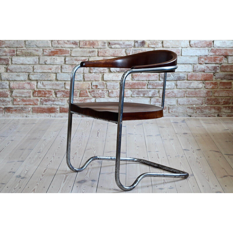 Vintage cantilever cabinet chair