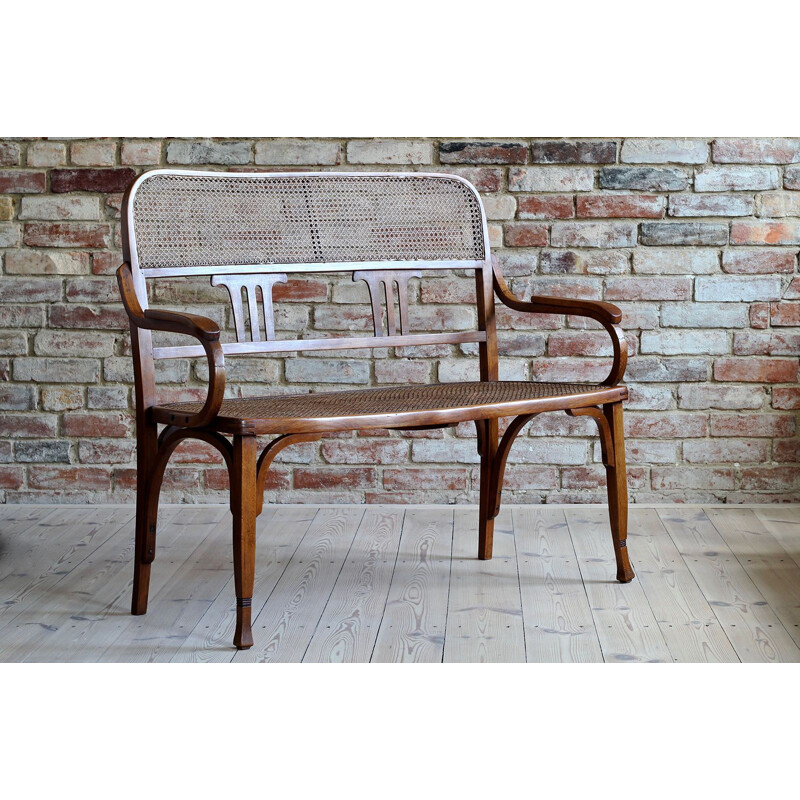 Vintage bentwood bench settee