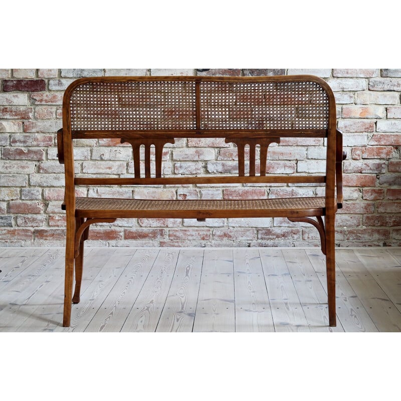 Vintage bentwood bench settee