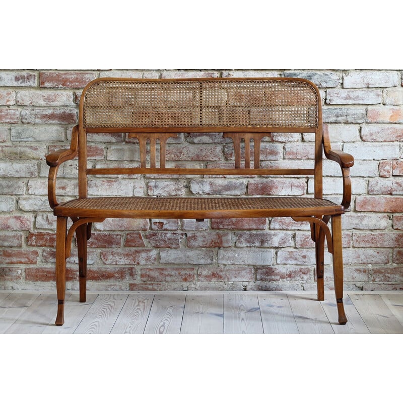 Vintage bentwood bench settee