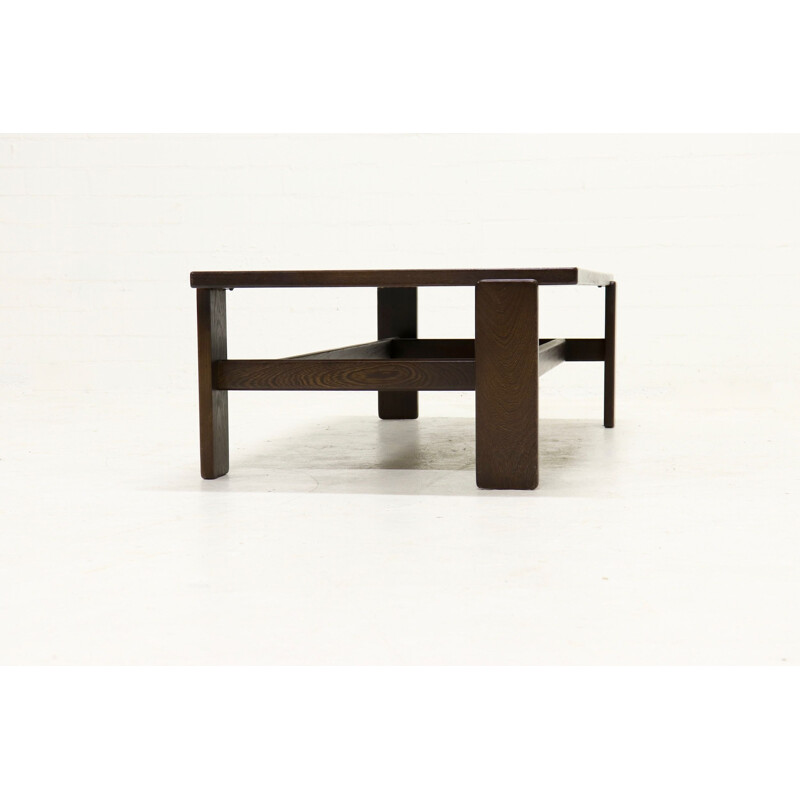 Vintage asymmetrical coffee table, 1960