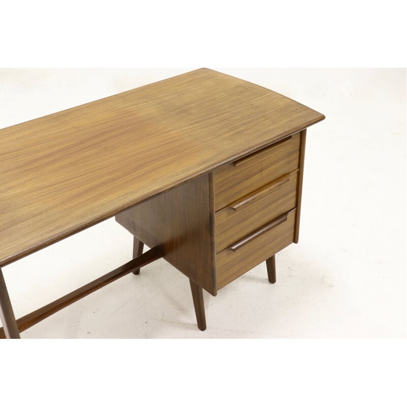 Vintage teak writing desk Danish design, 1960