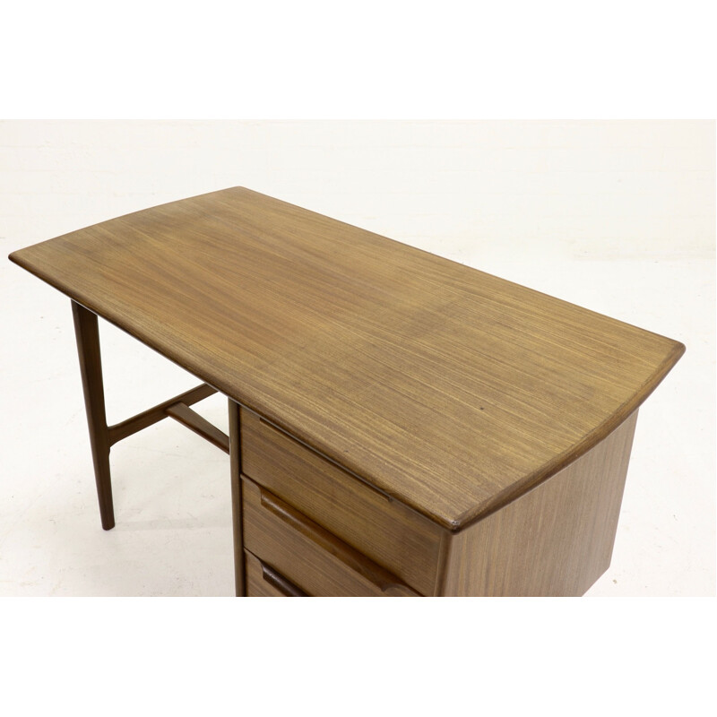 Vintage teak writing desk Danish design, 1960