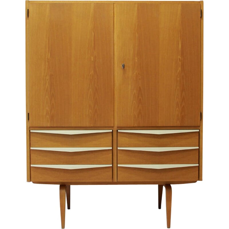 Wooden VEB D.W.H. cupboard, Franz EHRLICH - 1964