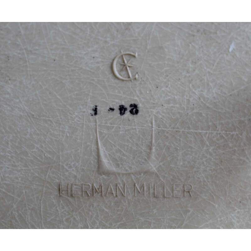 Ensemble de 2 fauteuils DAR vintage par Charles et Ray Eames pour Herman Miller par Zenith Plastics