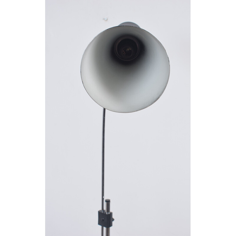 Lampada da terra vintage Diabolo in metallo nero di Jo Hammerborg per Fog & Morup, 1960