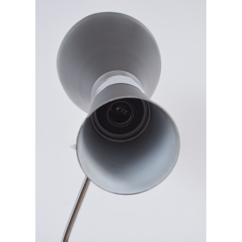 Vintage Diabolo vloerlamp in zwart metaal van Jo Hammerborg voor Fog & Morup, 1960