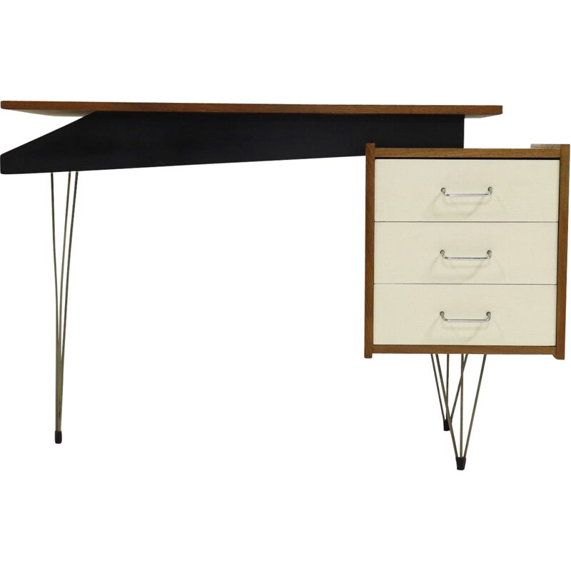 Vintage Hairpin desk by Cees Braakman for Pastoe