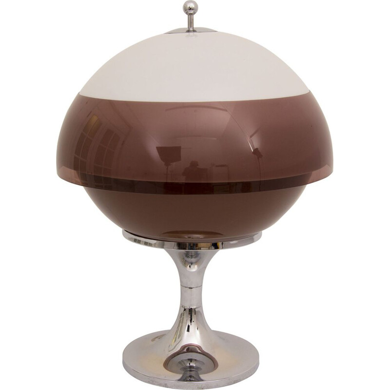 lampe vintage globe saturn - italie 1960