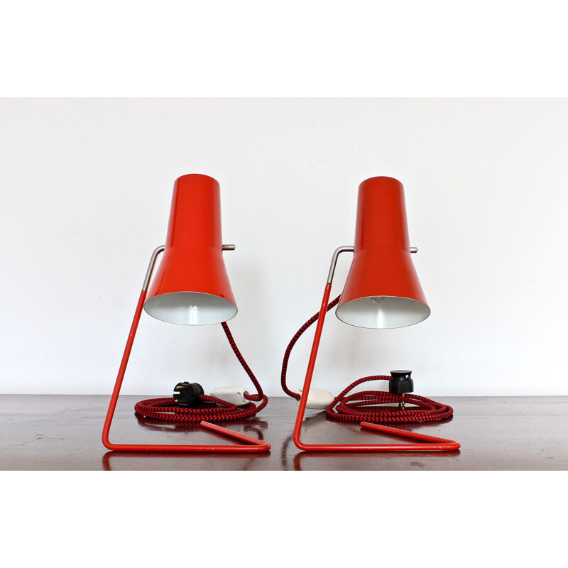 Vintage table lamp by Josef Hurka for Drupol-Praha