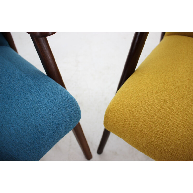 Suite de deux fauteuils vintage danois 1960