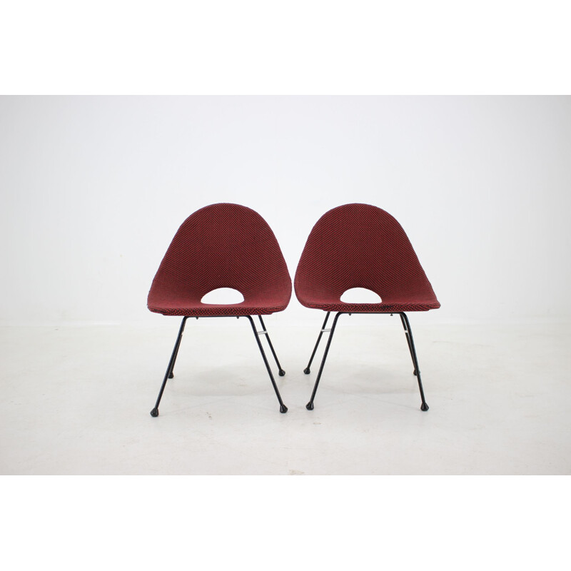 Set of 2 vintage 1970s shell chair