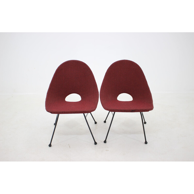 Set of 2 vintage 1970s shell chair