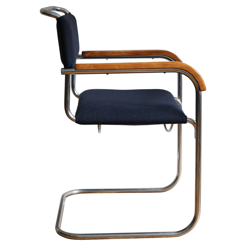 Vintage chair Bauhaus Cantilever by H.J.Hagemann for Mucke-Melder 1930s