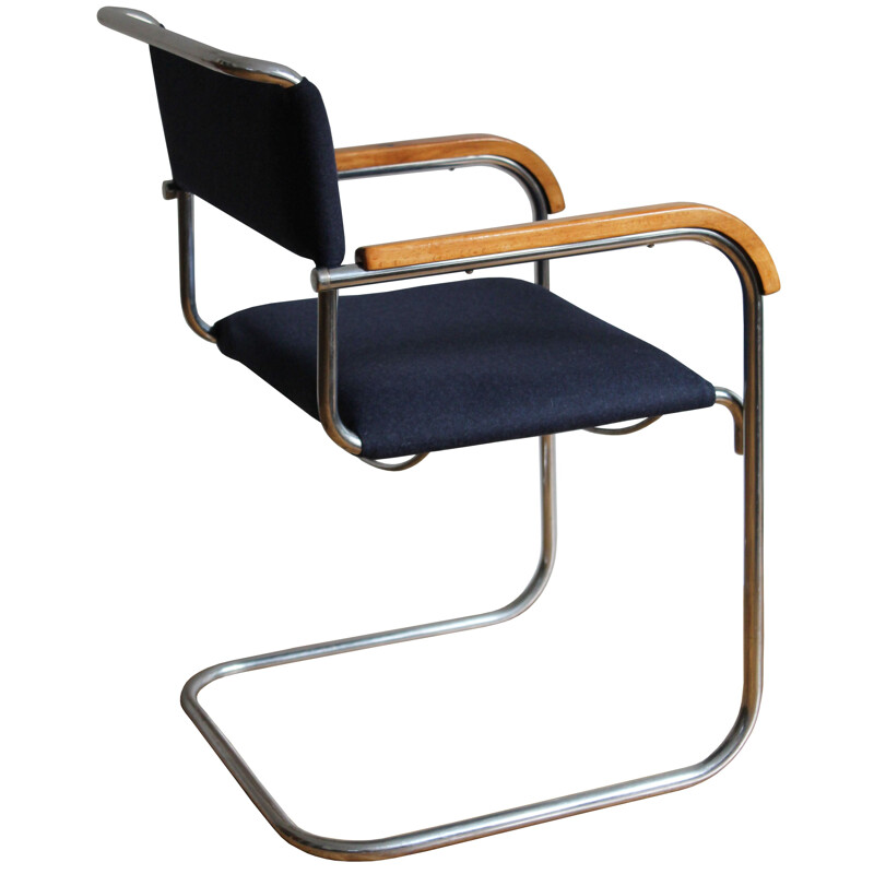 Vintage chair Bauhaus Cantilever by H.J.Hagemann for Mucke-Melder 1930s