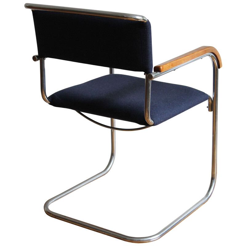 Vintage chair Bauhaus Cantilever by H.J.Hagemann for Mucke-Melder 1930s