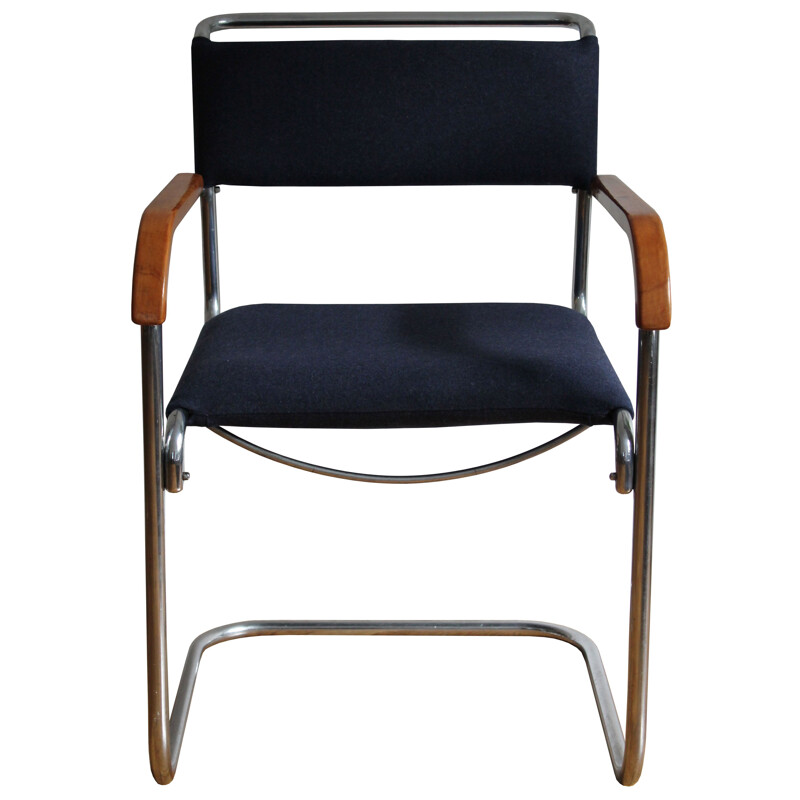 Vintage chair Bauhaus Cantilever by H.J.Hagemann for Mucke-Melder 1930s