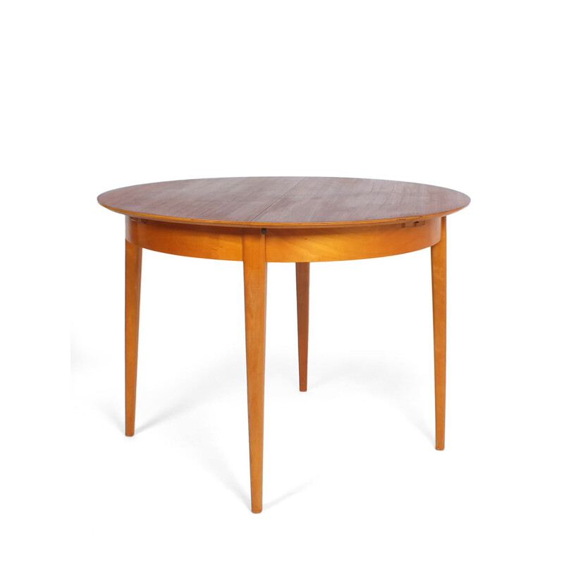 Table à repas vintage ronde extensible TB35 par Cees Braakman pour UMS Pastoe