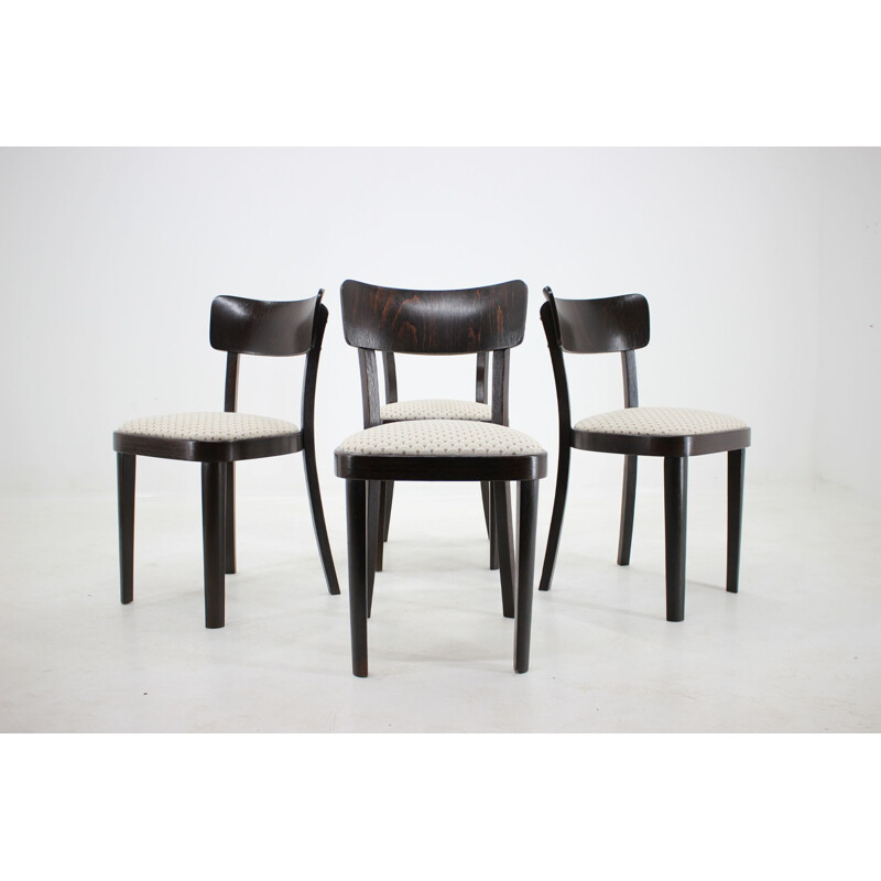 Set of 4 vintage dining chairs Thonet, 1950s