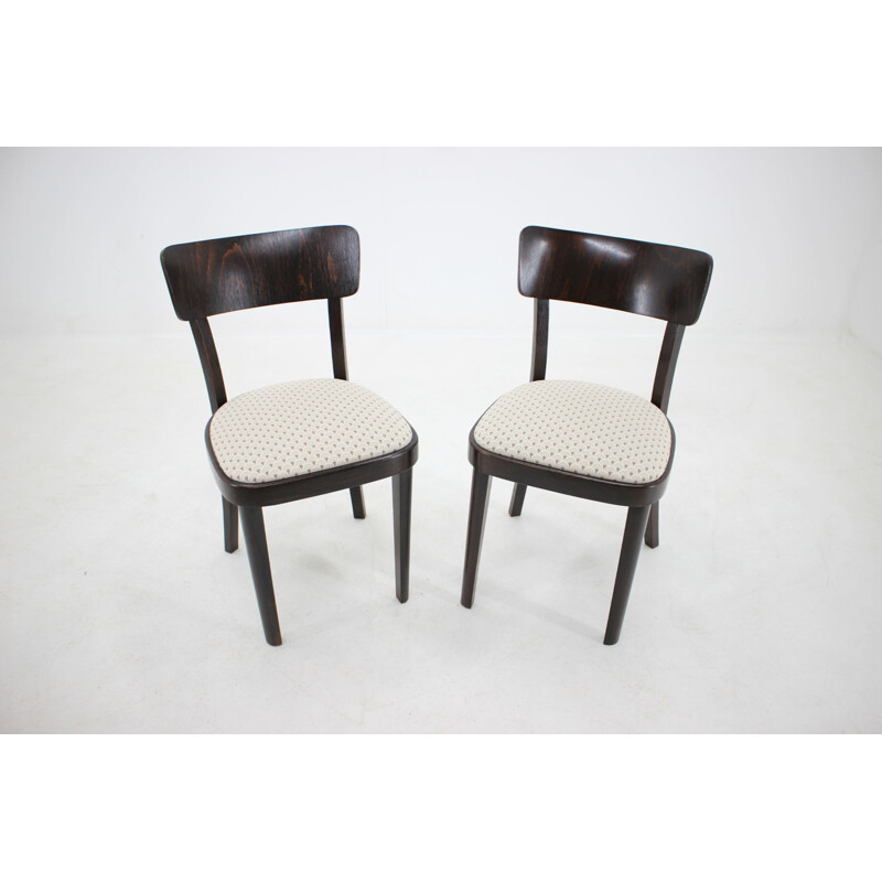 Set of 4 vintage dining chairs Thonet, 1950s