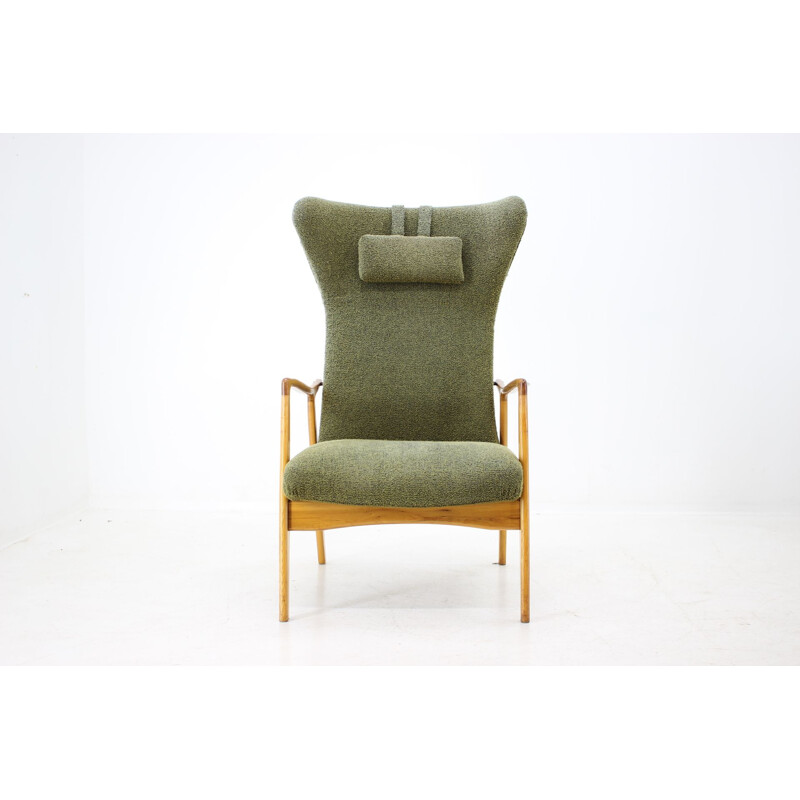 Vintage Danisch wing chair, 1960